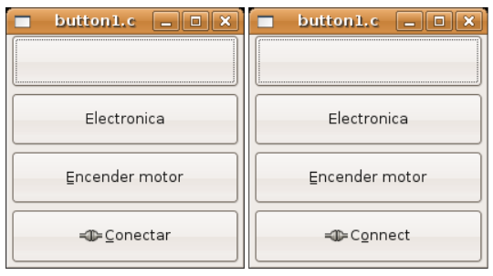 Cuatro botones creados con cuatro constructores diferente. Ponga atención en el último botón de ambas ventanas)   (109)